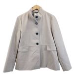 Old Navy  Womens‎ L Swing Coat Medium Gray Button Front Dressy Career Outdoor Photo 1