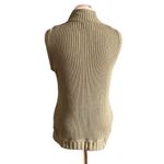 Woolrich  Women’s Olive Green Knit Quilted Sleeveless Zip Up Vest Size Medium Photo 4