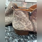 Lucky Brand Southwestern Aztec Boho Print Basel Leather Ankle Booties Size 10 Photo 5