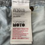 Topshop Moto High Waist Mom Cropped Raw Hem Jeans Size 30 Photo 6