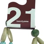 Twenty One Layer Beaded Necklace Long Green Mellon Blue New u Photo 2