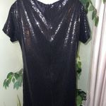 Robert Rodriguez Robert Rodriquez Sequined Mini Shift Cocktail Dress Size 4 in Black Photo 5