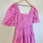 Hyacinth House Floral Estella Midi Dress Pink Purple Women’s Size Medium Photo 8