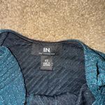 I.N. San Francisco Elegant Blue Backless Dress Photo 1