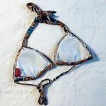 Hot Kiss  Printed Triangle Bikini Top Photo 1