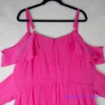 City Chic New!  Fuchsia Romantic Tie Cold Shoulder A-Line Dress,  plus size 20‎ Photo 9