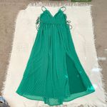 ASOS DESIGN elasticated frill waist midi slip dress medium textured D1 5024 Photo 6