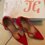 JG Women's Red Pointed Toe Heels Photo 0
