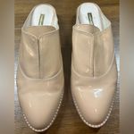 Louise et Cie Size 10 Patent Leather Upper Beige Neutral Mules Photo 2