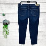 Calvin Klein Ankle Skinny Jeans Raw Frayed Hem Women’s Size 16 Photo 3