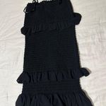 Forever 21 Black Ruffle Tube Dress Photo 1