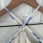 Reformation NWT Myla Silk Maxi Dress in Blue and White Meringue Photo 9