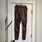 Aerie  OFFLINE Faux Leather Brown Legging size L Photo 1