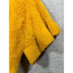Do Everything In Love Mustard Fluffy‎ Knit Poncho Sweater  One Size 25" Length Photo 2