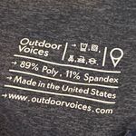 Outdoor Voices  charcoal grey racer back size medium tank top. Photo 4