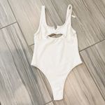 frankie's bikinis NEW  Swim Cody One Piece Bathing Suit White Vacation NWOT Medium Photo 2
