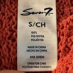 Seven7  Hibiscus Coral Textured Chenille Sweater NWT‎ Small #7M7800B Photo 12