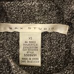 Max Studio Cap Sleeves Cowl Neck Ribbed Brown Midi Sweater Dress, size XS Photo 2