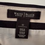 White House | Black Market  Black and White Mini Pencil Skirt Photo 3