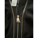 Bebe New Izzy Zip up Vest Black with Gold Detail sz 2 Photo 2