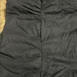 Anthropologie By  Cap Sleeve V-Neck Button Front Ruched Slim Midi Dress Black 1X Photo 8