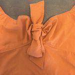 Cider  Terracotta Ruffle Sleeve Crop Top Photo 4