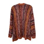Forever 21  Orange Purple Knit Knitted Sweater Cardigan — Women's Size Small Photo 1