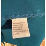 Women's Eden Society Tie Sleeve Blouse Bell Sleeve Size Large Blue Photo 4