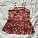 Nine West Womens Size Medium Pink Cami Camisole Tank Top Coquette Summer Boho Chic Beach Photo 0