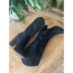 Forever 21  Faux  Black Suede Pointed toe  heeled boots Photo 3
