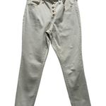 Universal Threads Universal Thread High-Rise Skinny Jeans Size 12/31R Button Fly Beige Photo 0