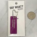 About Face "My Kids Have Four Paws" Purple Keychain Pet Parent ✨ Photo 0