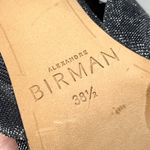 Alexandre Birman Loretta Metallic Caged Block Heel Sandal Booties Silver 38.5 Photo 10