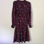 Michael Kors  Burgundy Paisley Dress Size 2 - Work or Night Out Photo 8
