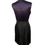 Banana Republic  Two Tone Purple Black Dress‎ Day Night Women's Size 6 Photo 6