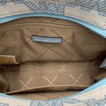 Michael Kors Vista Blue Mirella Tote Purse Small Shopper Top Zip Crossbody Photo 5