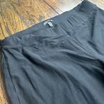 Eileen Fisher  Classic Black Cropped Pants -L Photo 2