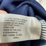 Roolee  navy blue midi dress size small EUC Photo 2