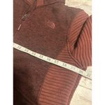 The North Face  Full Zip Fleece Hooded Sweatshirt Jacket Women's Large Maroon Photo 5