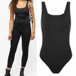 Good American The Modern Tank Bodysuit in Black Size 4 / XL Photo 1