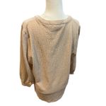 Isaac Mizrahi SaacmizrahiLIVE! Textured Button Down Top Blouse Womens M Long Sleeve V Neck‎ Photo 4