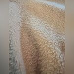 GRAYSCALE L Cropped Fuzzy Fleece Sweatshirt NWOT Tan Size L Photo 7