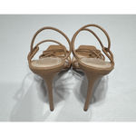 Schutz  Women's Sz 9B Beige Nude Strappy Stiletto Heels Gabielle Sandals Glam Photo 3