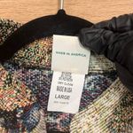 Sugar Street Weavers Jacket Large Multicolor Woven Tapestry Cardigan Green Photo 1