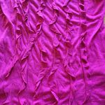Attention  Ruffle Front V-Neck Sleeveless Tank Top Hot Pink Size Medium Photo 1