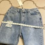 Dance & Marvel Distressed Blue Denim Jeans, size large, style #:dmp20288 Photo 5