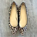 Ivanka Trump Itchicly Leopard Print Calf Hair Ballet Flats 6.5 Photo 5