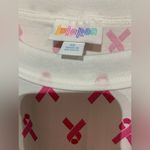 LuLaRoe Liv White with Pink Ribbon Breast Cancer Shirt Photo 7