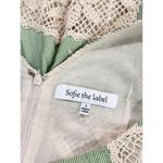 Sofie The Label Dress Green Carmine Patchwork Crochet Mini Cottagecore Small Photo 3