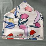 New Rotate Birger Christensen Bandana 4 / S Satin Strapless Handkerchief White Photo 4